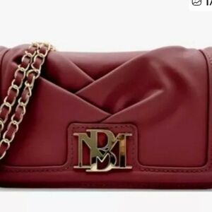 Badgley Mischka Small Pleated Crossbody Bag